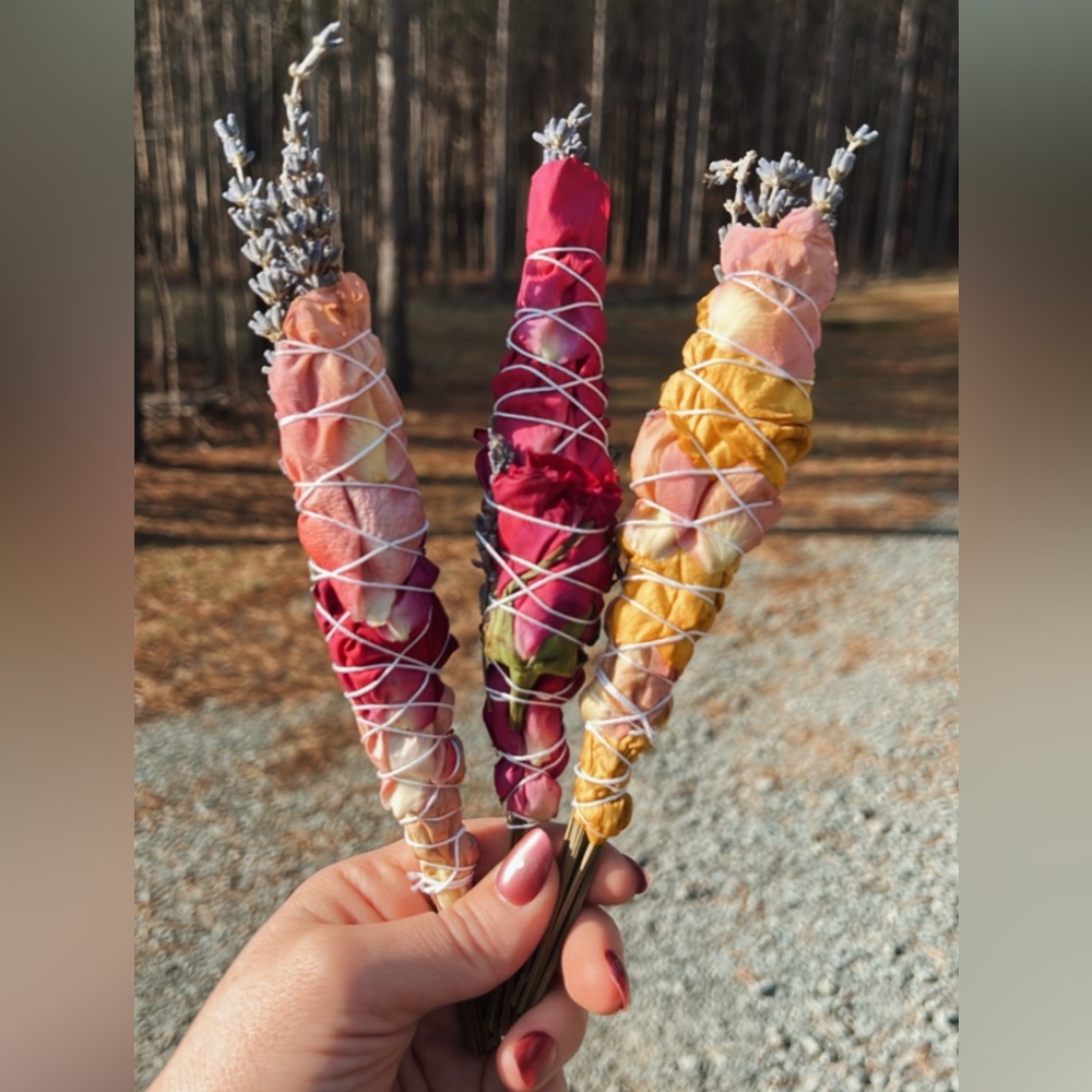 Lavender🌹Rose Smudge Bundles